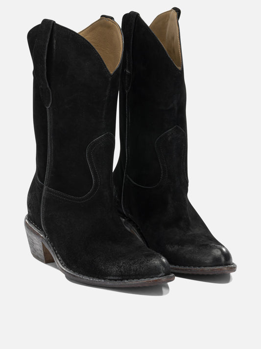 Cowboy 100 % calf leather - 70% calf leather 30% rubber Black - Moma Women | PLP | VIETTI Online Store | 2