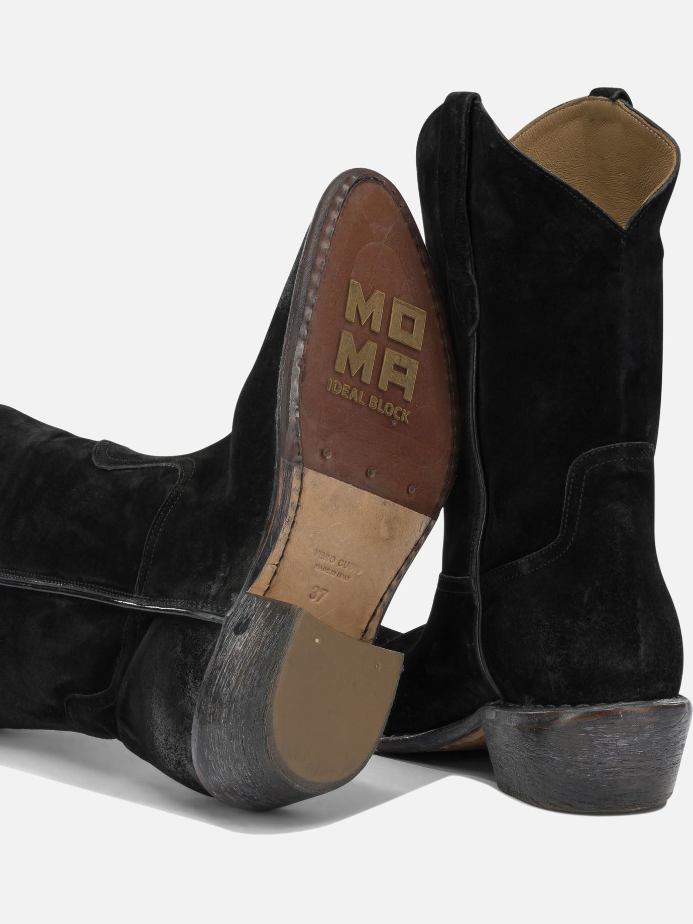 Cowboy 100 % calf leather - 70% calf leather 30% rubber Black - Moma Women | PDP | VIETTI Online Store | Zoom-Modal_5