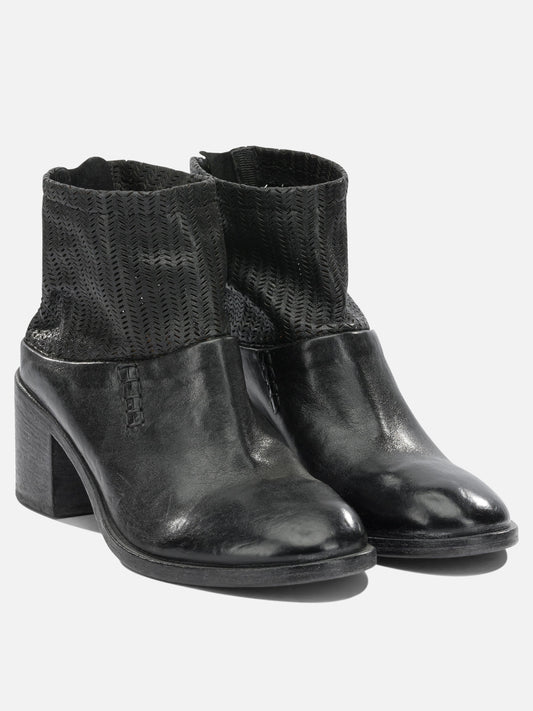 Zipped boots 100% leather Black - Moma Women | PLP | VIETTI Online Store | 2