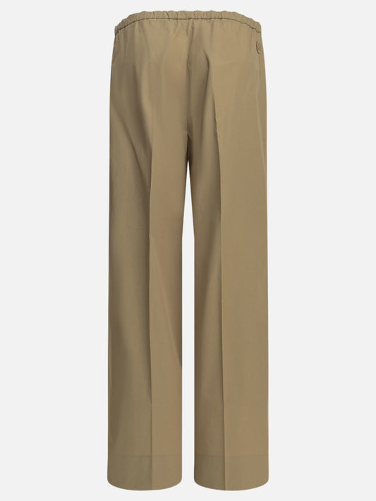 Leisure trousers Solid colour Beige - Moncler Women | PLP | VIETTI Online Store | 2