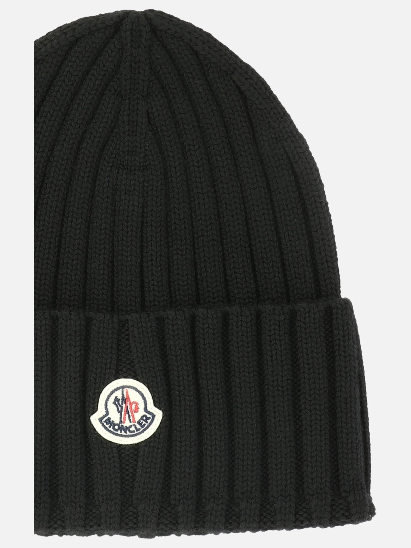 Beanies 100% wool Black - Moncler Women | PDP | VIETTI Online Store | Zoom-Modal_2