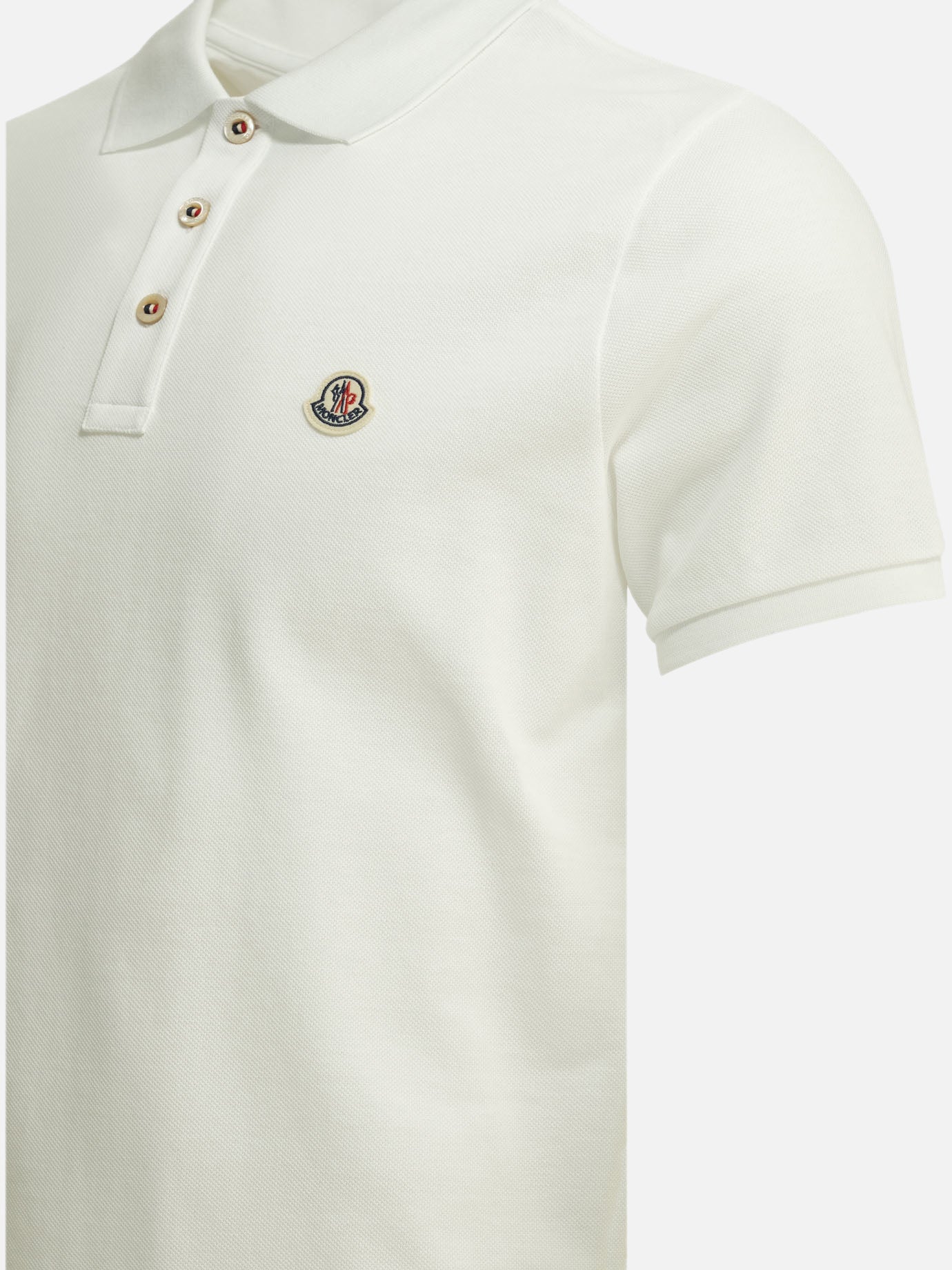 Polo shirts with buttons Logo White - Moncler Men | PDP | VIETTI Online Store | Zoom-Modal_4