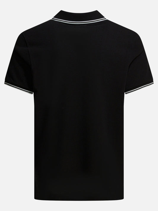 Polo shirts with buttons Logo Black - Moncler Men | PLP | VIETTI Online Store | 2