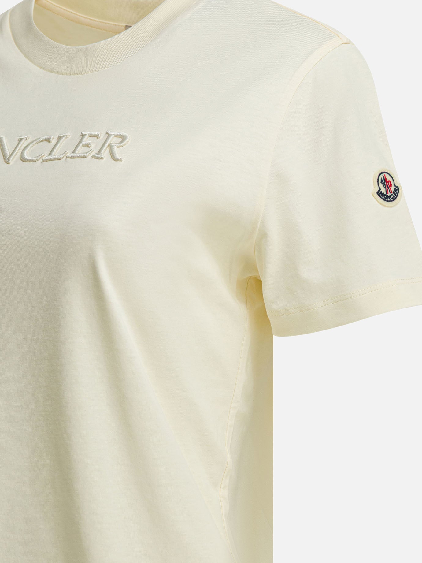 Crewneck t-shirts Logo White - Moncler Women | PDP | VIETTI Online Store | Zoom-Modal_4