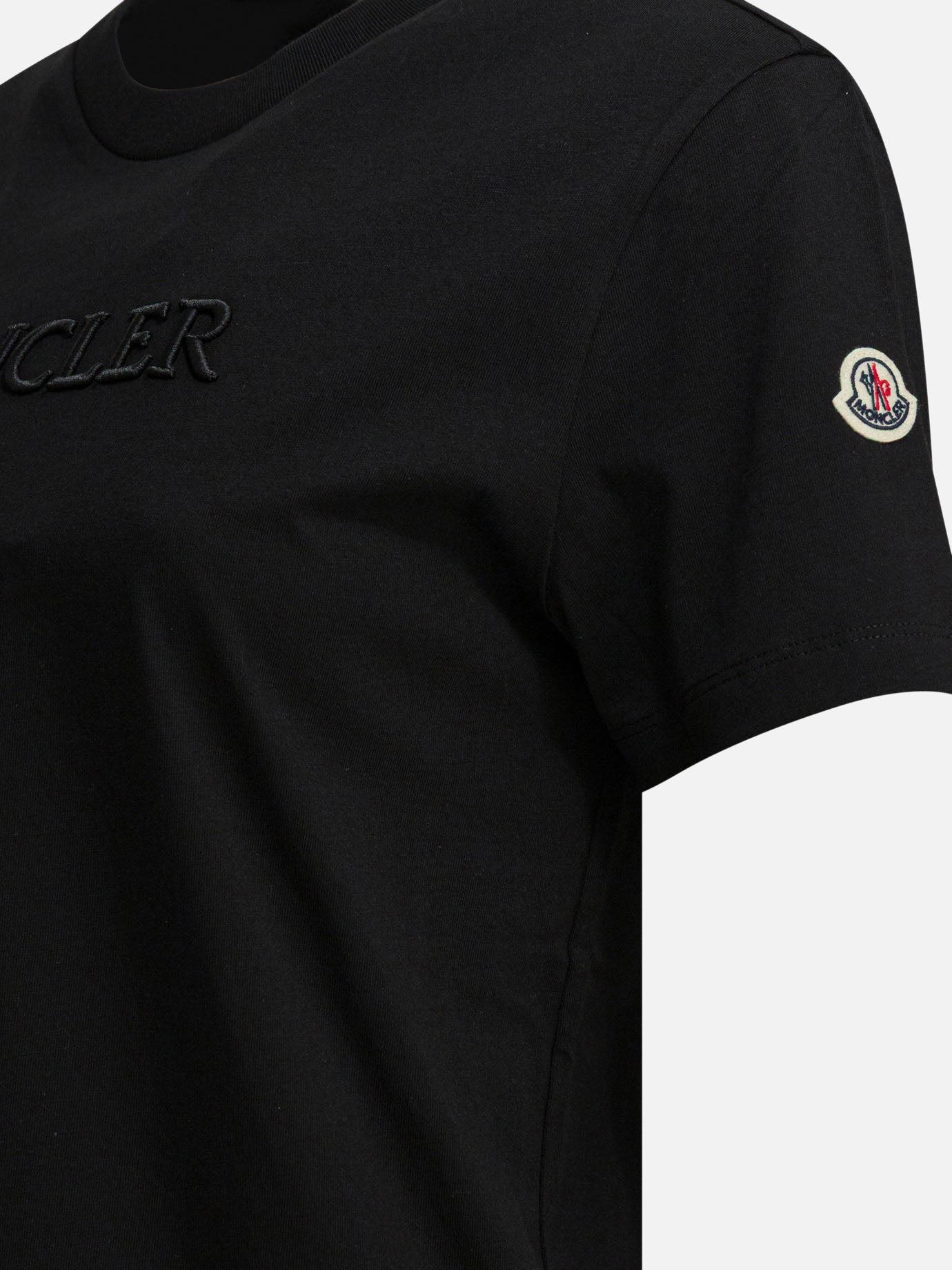 Crewneck t-shirts Logo Black - Moncler Women | PDP | VIETTI Online Store | Zoom-Modal_4