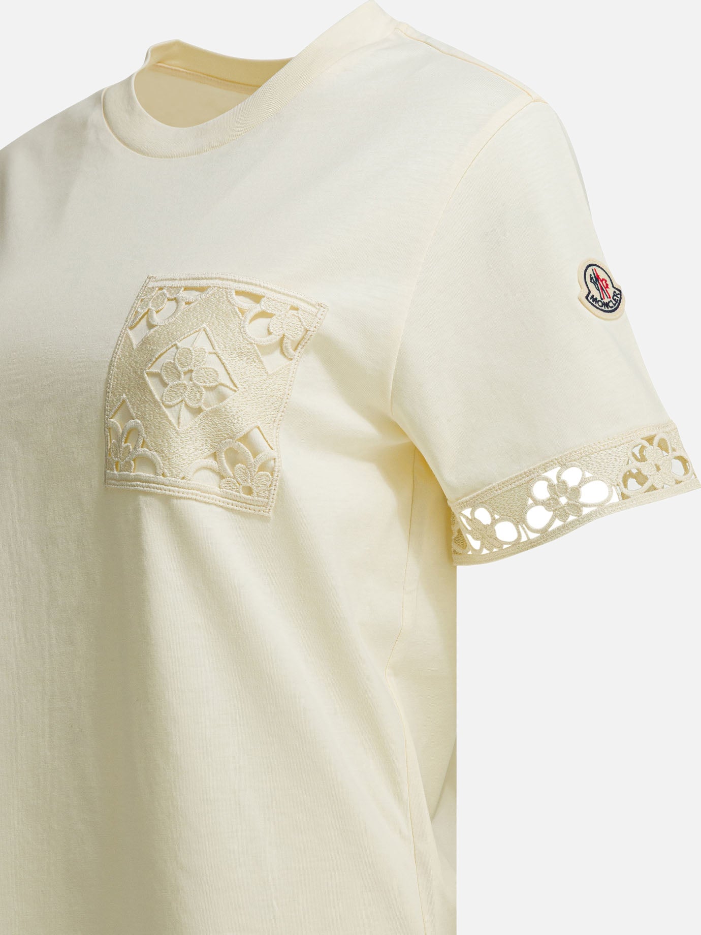 Crewneck t-shirts Logo White - Moncler Women | PDP | VIETTI Online Store | Zoom-Modal_4