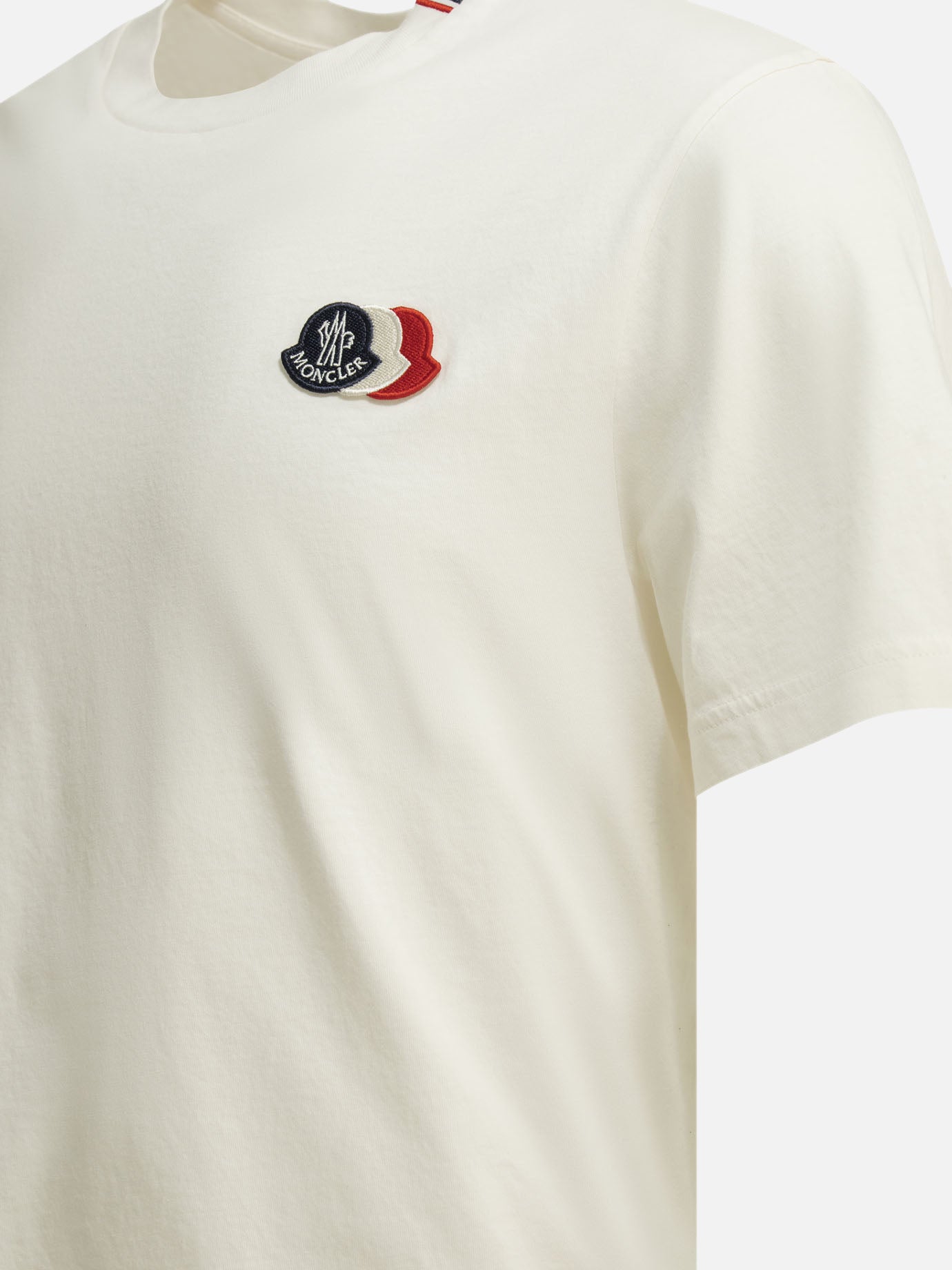 Crewneck t-shirts Logo White - Moncler Men | PDP | VIETTI Online Store | Zoom-Modal_4