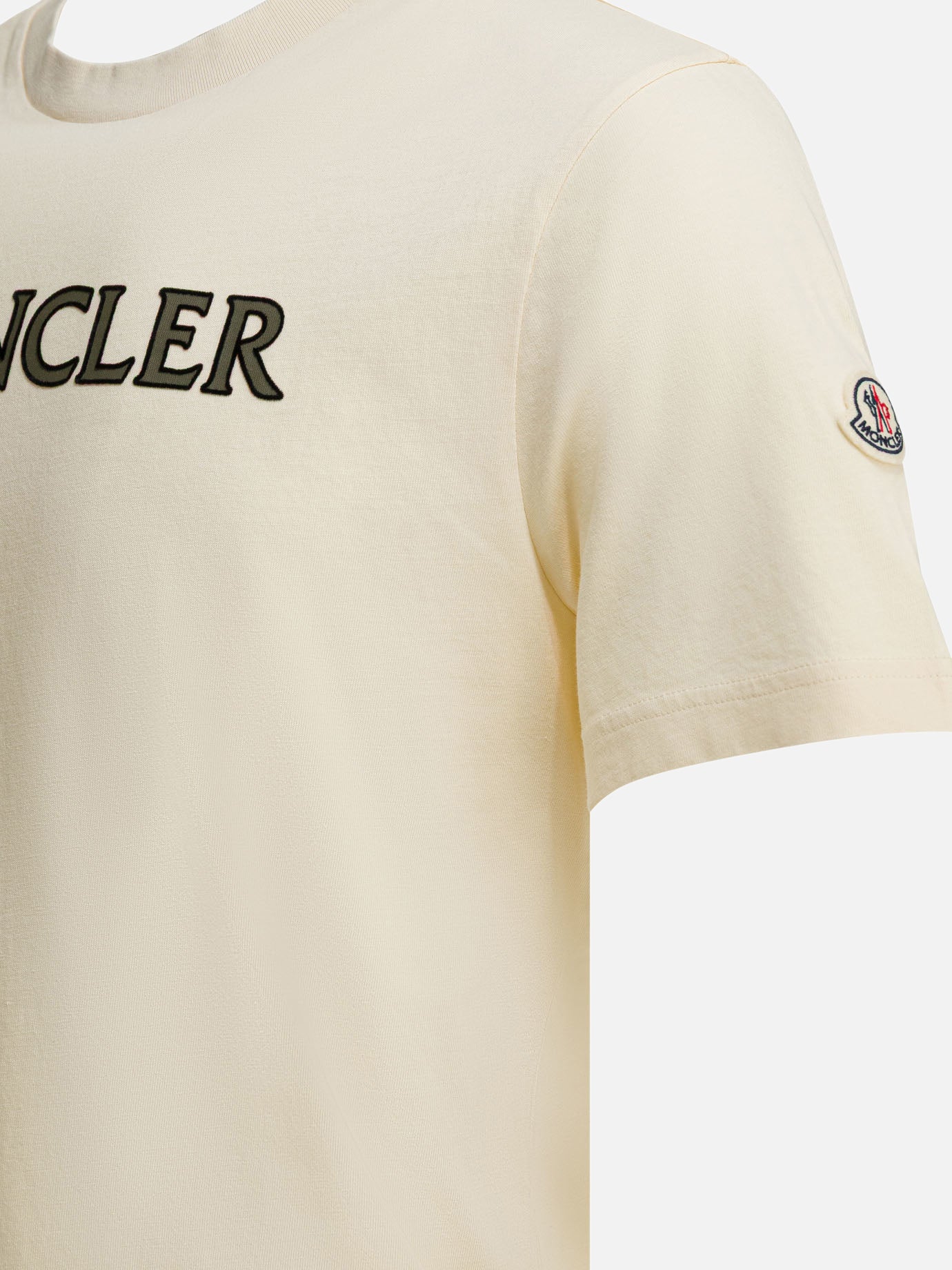 Crewneck t-shirts Logo White - Moncler Men | PDP | VIETTI Online Store | Zoom-Modal_4