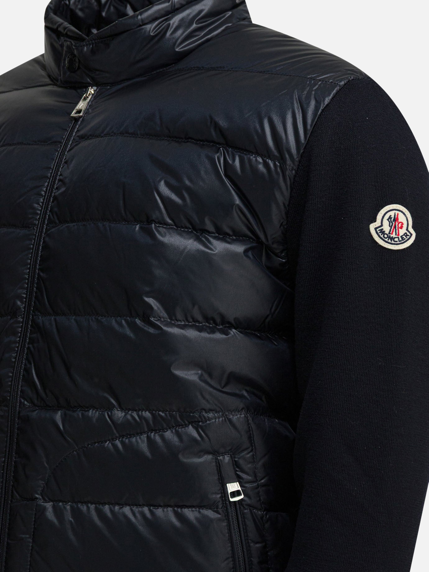 Vest jackets 100% polyamide - Padding: 90% down 10% feather Blue - Moncler Men | PDP | VIETTI Online Store | Zoom-Modal_4