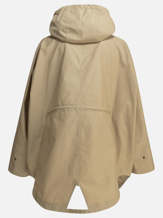 Parkas Logo Beige - Moncler Women | PLP | VIETTI Online Store | 2