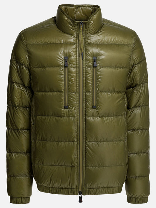 Moncler Grenoble "Orres" short down jacket Green