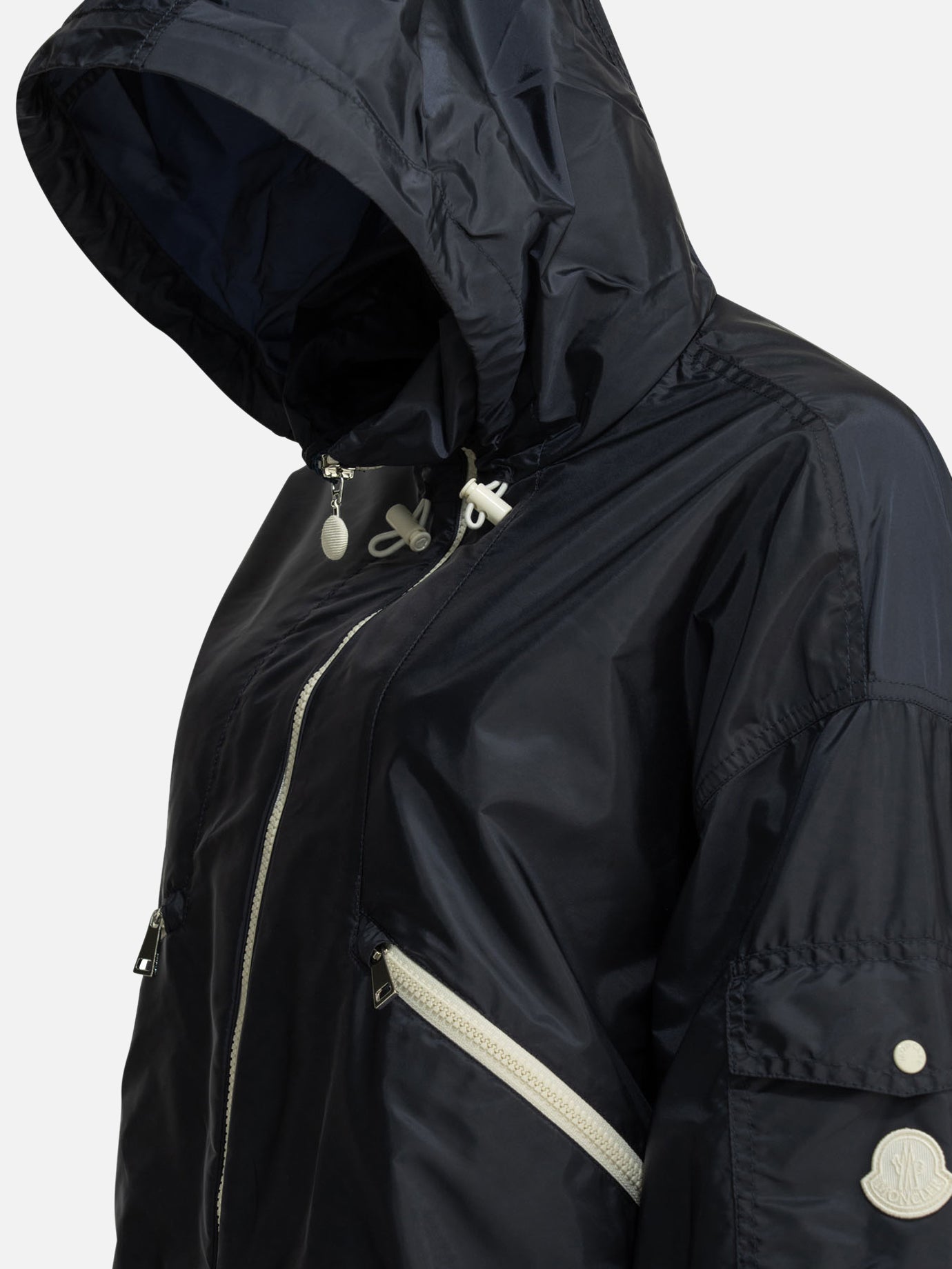 Raincoats & Trench coats Logo Blue - Moncler Women | PDP | VIETTI Online Store | Zoom-Modal_4