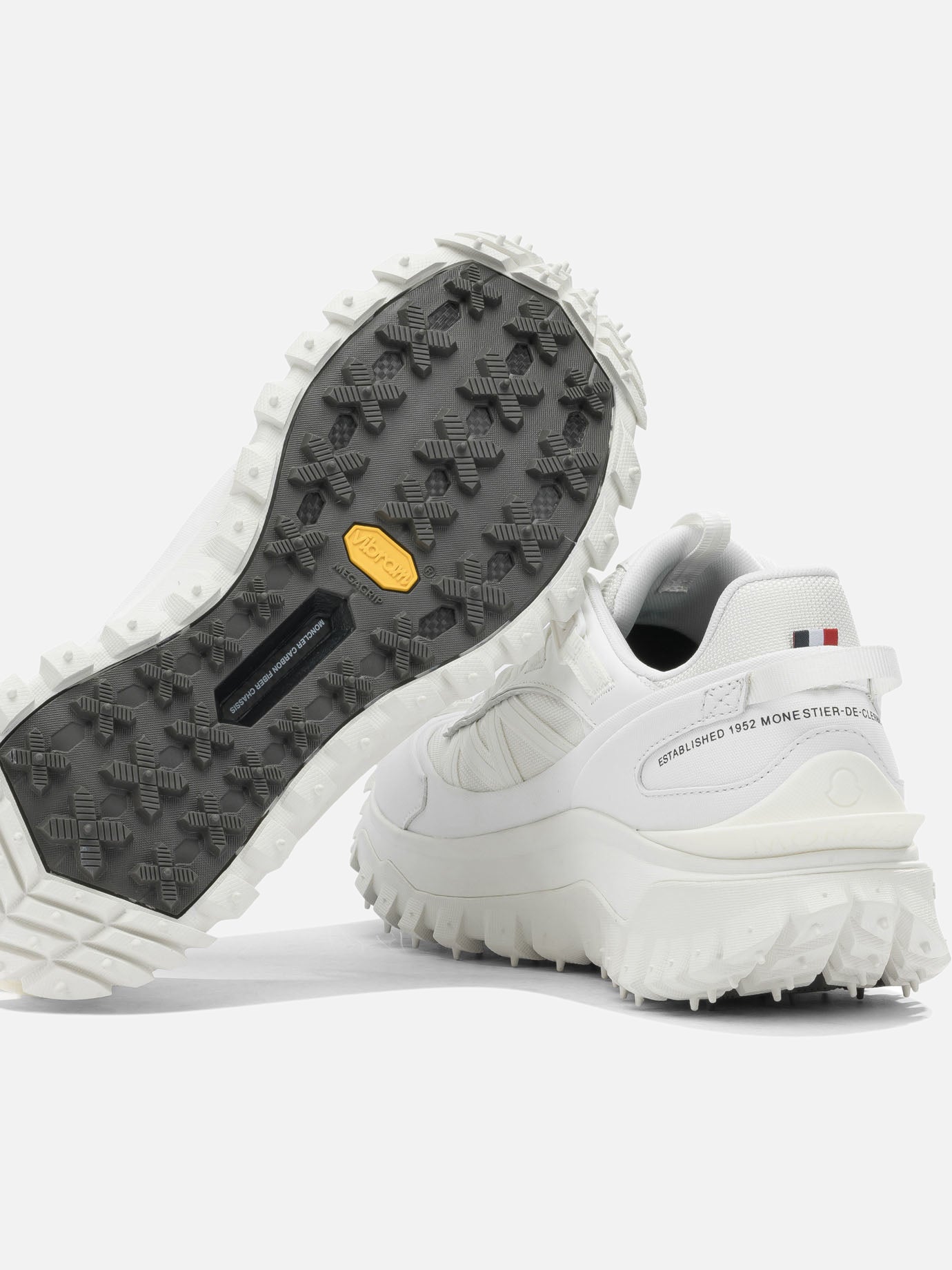 Low top sneakers 100% polyamide - 100% rubber White - Moncler Men | PDP | VIETTI Online Store | Zoom-Modal_5