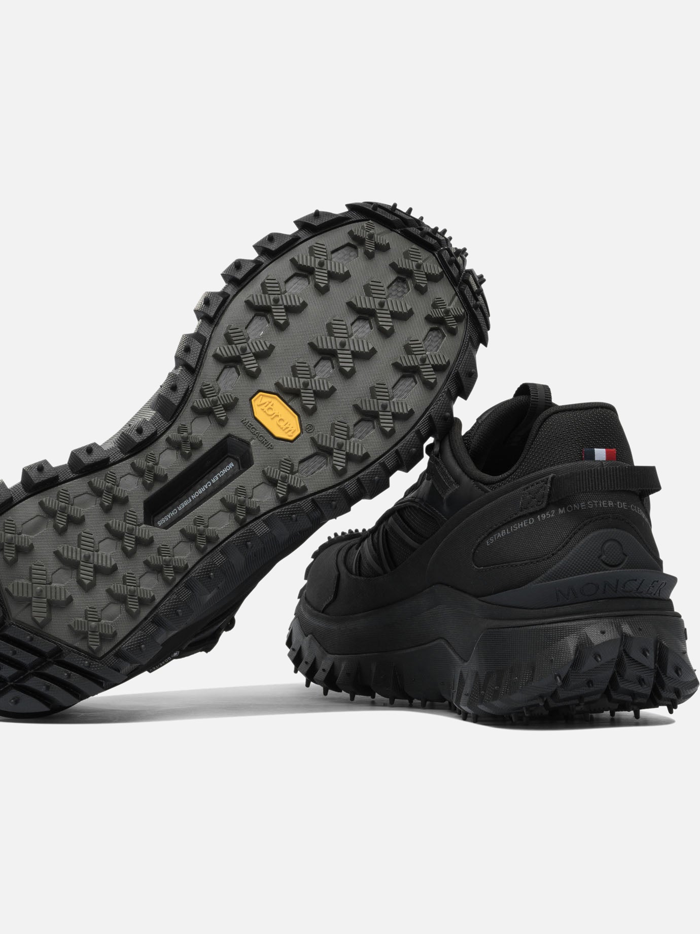 Low top sneakers 100% polyamide - 100% rubber Black - Moncler Men | PDP | VIETTI Online Store | Zoom-Modal_5