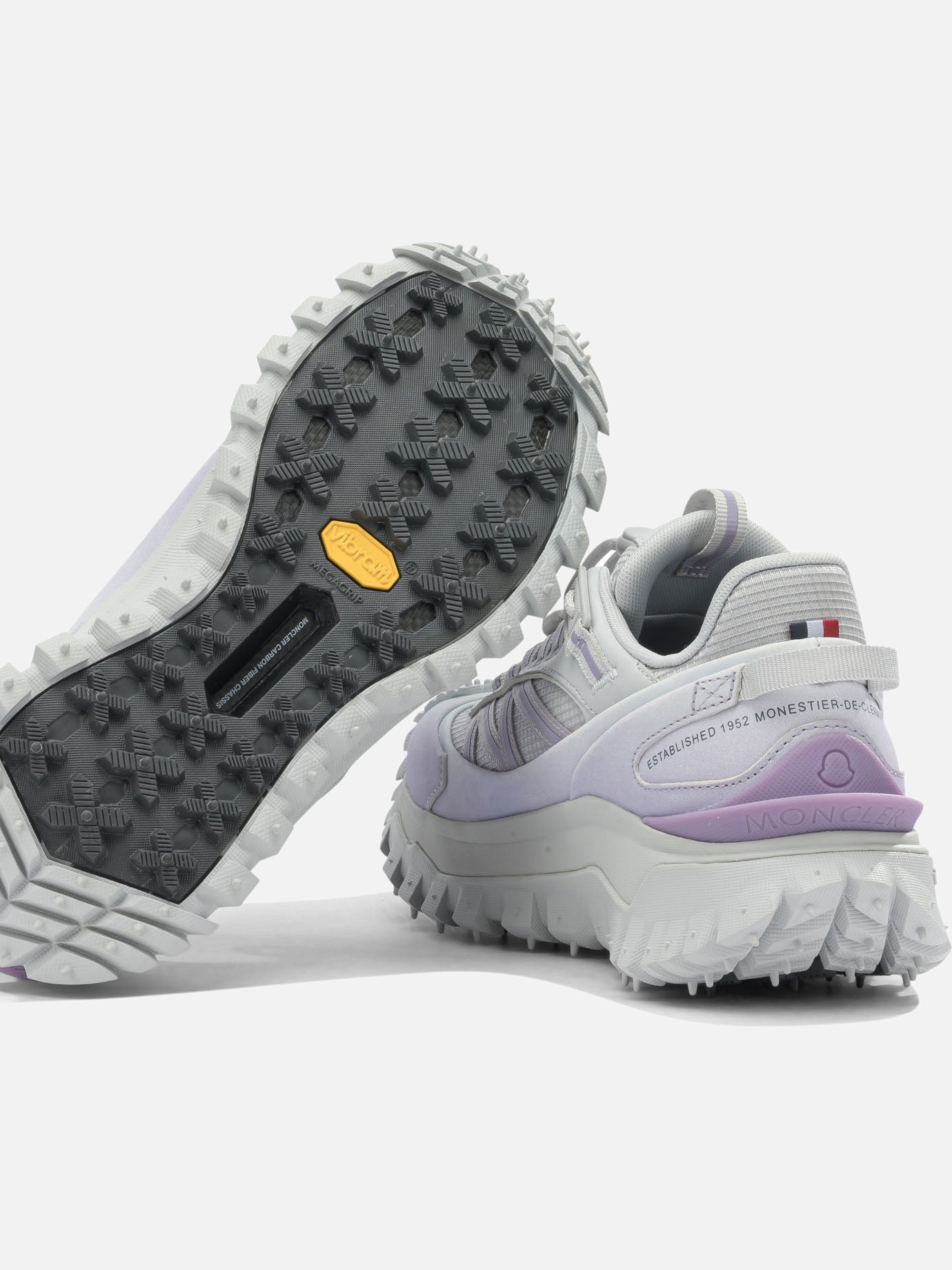 Low top sneakers 60% nylon 40% leather - 100% rubber Purple - Moncler Women | PDP | VIETTI Online Store | Zoom-Modal_5