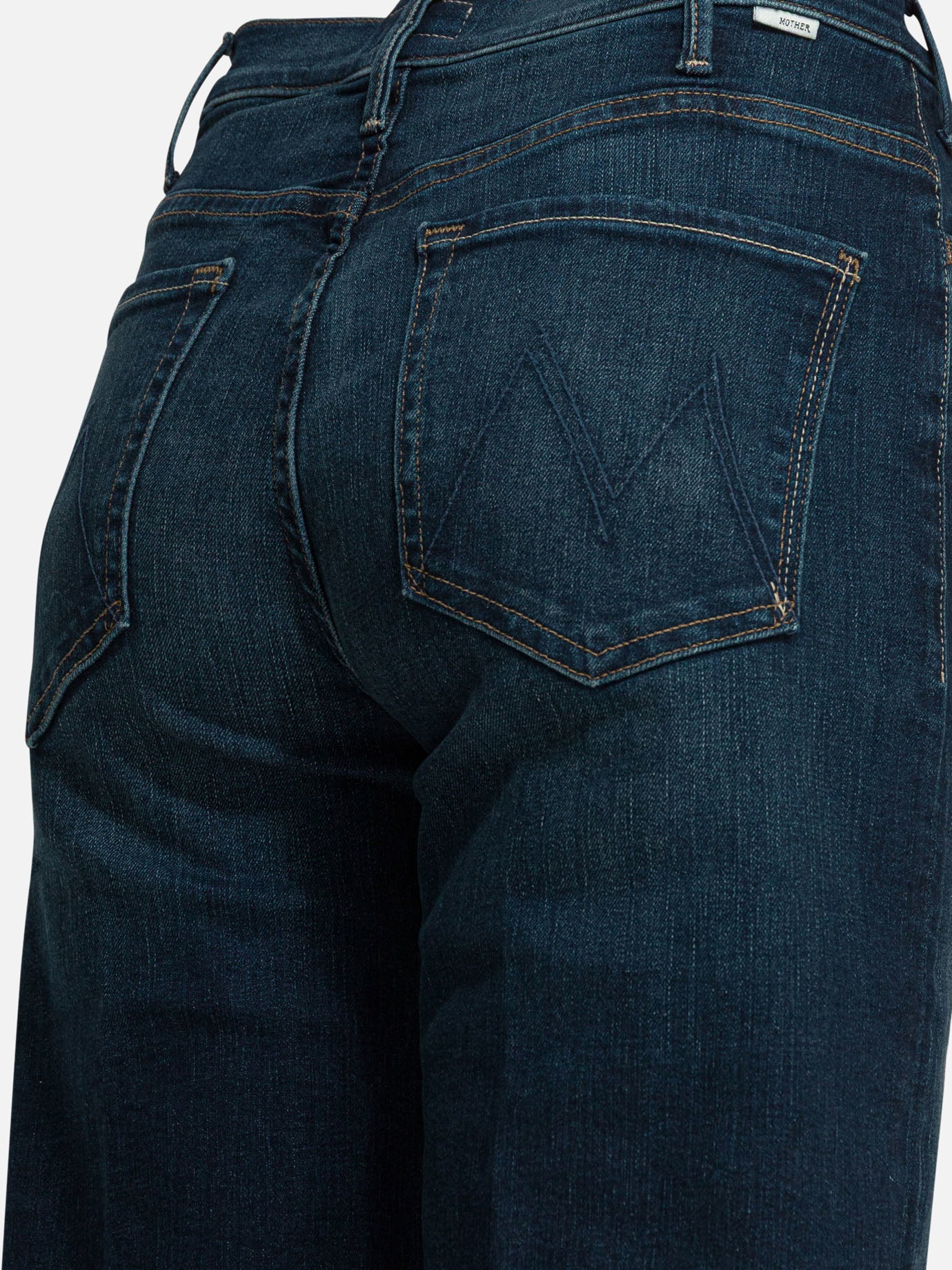 Straight-leg jeans Solid colour Blue - MOTHER Denim Women | PDP | VIETTI Online Store | Zoom-Modal_4