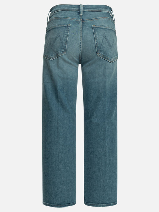 Straight-leg jeans Solid colour Blue - MOTHER Denim Women | PDP | VIETTI Online Store | 2