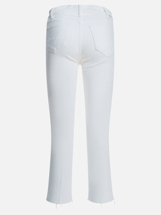 Flared jeans Solid colour White - MOTHER Denim Women | PDP | VIETTI Online Store | 2