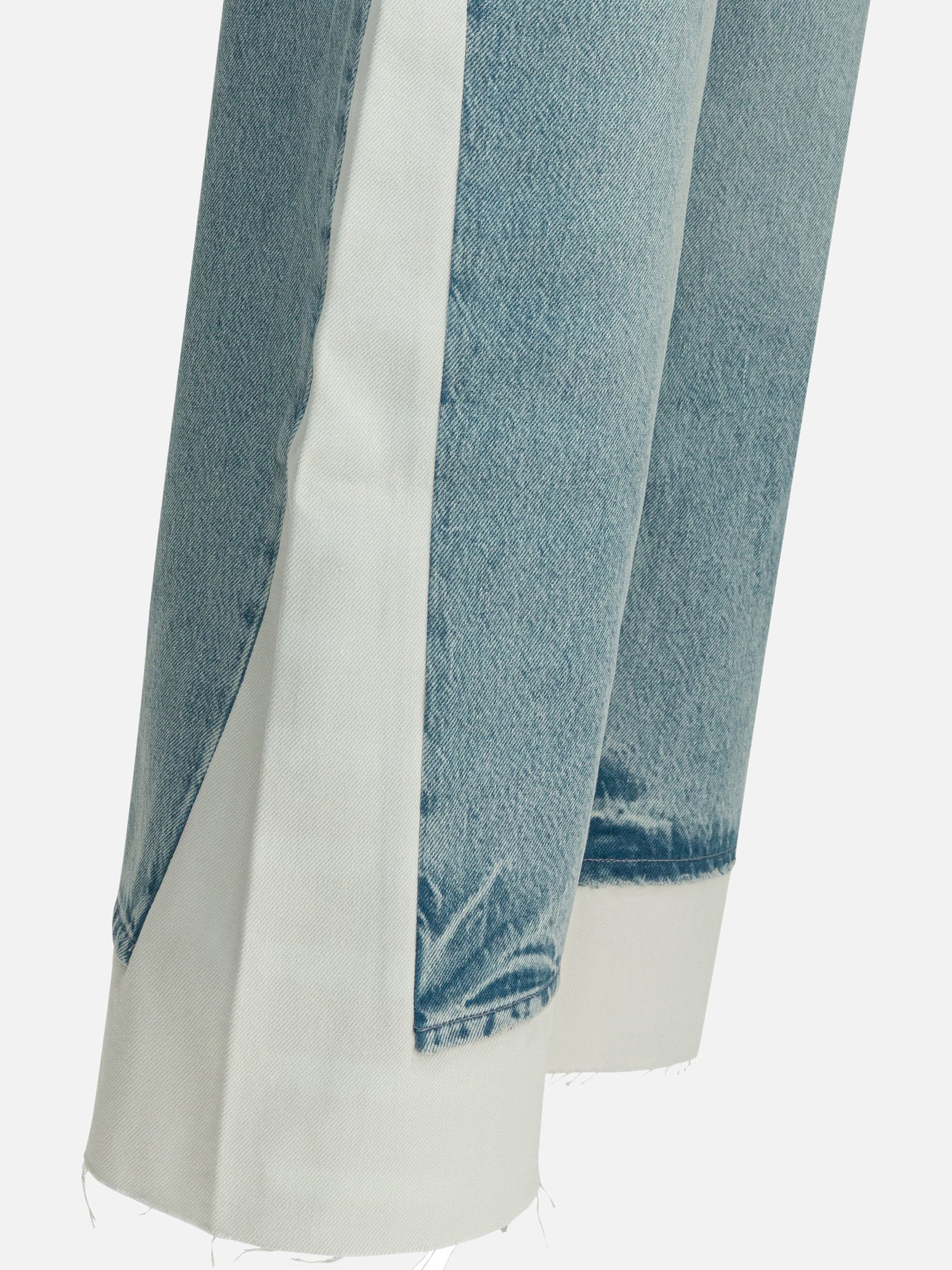Wide-leg jeans Solid colour Light blue - MOTHER Denim Women | PDP | VIETTI Online Store | Zoom-Modal_4