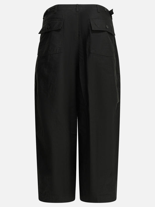 Cargo & parachute trousers Solid colour Black - Needles Men | PLP | VIETTI Online Store | 2