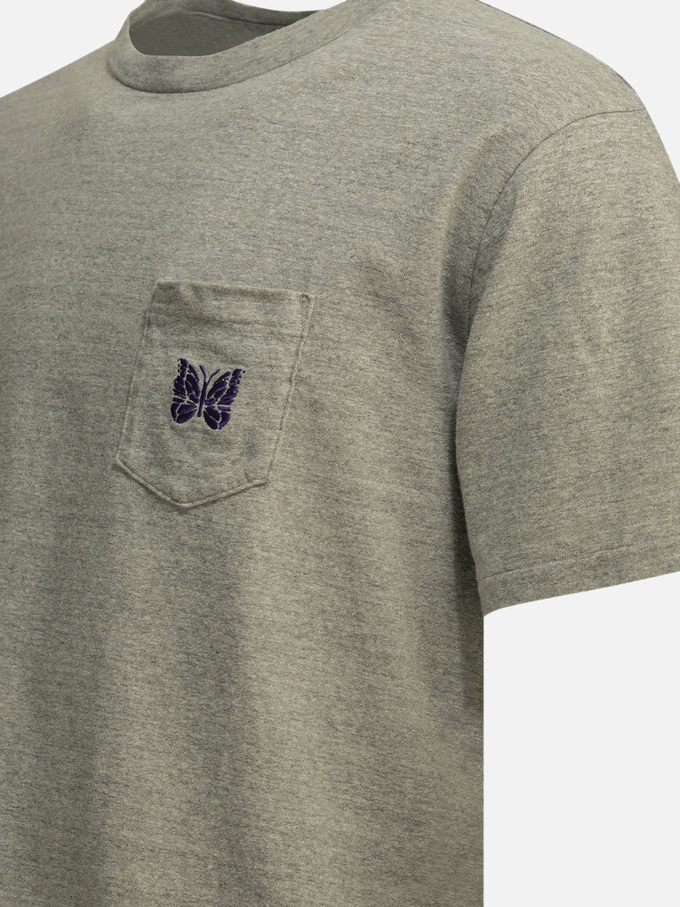 Crewneck t-shirts Logo Grey - Needles Men | PDP | VIETTI Online Store | Zoom-Modal_4