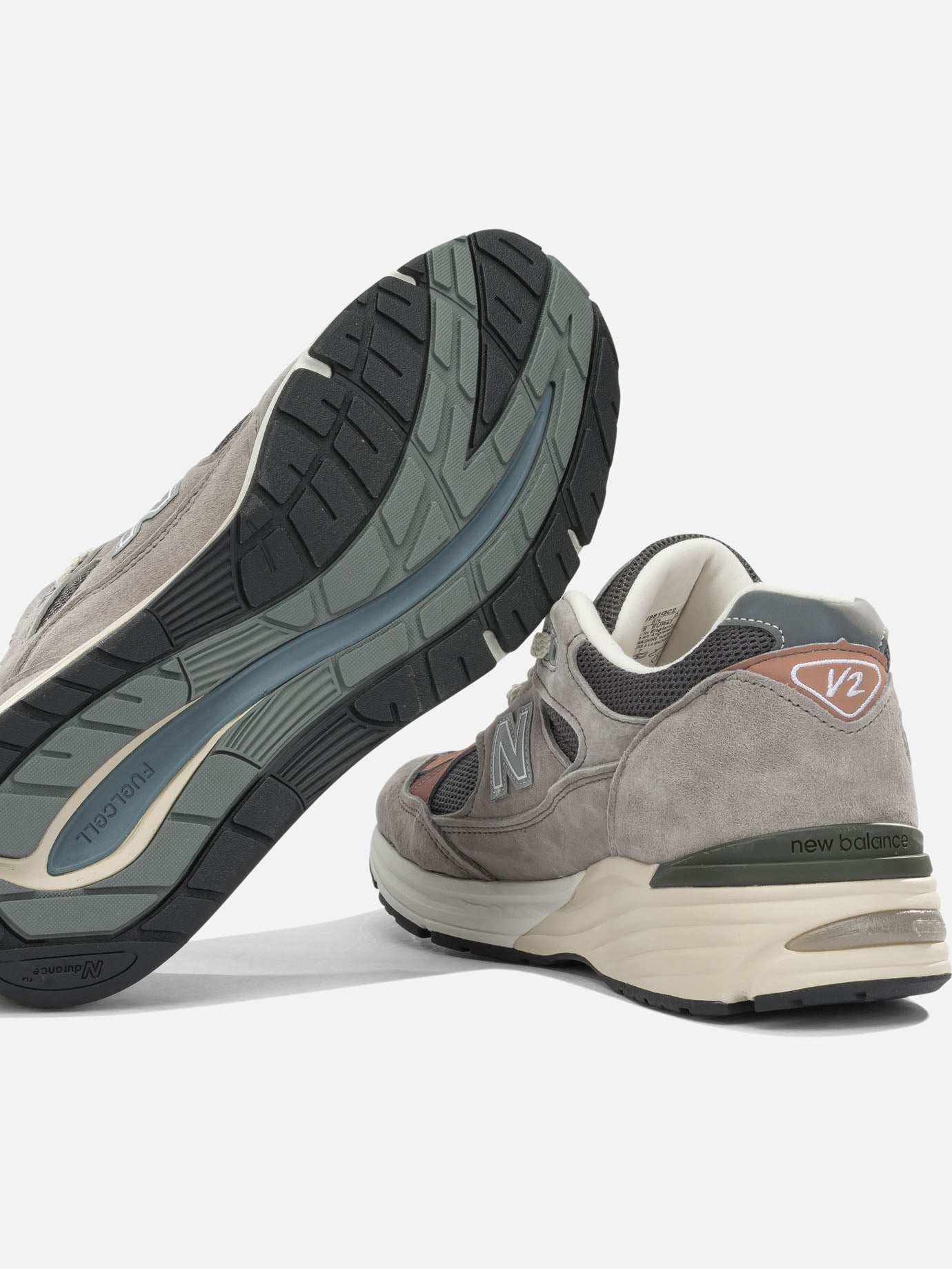 Low top sneakers 100% nylon - 100% rubber Grey - New Balance Men | PDP | VIETTI Online Store | Zoom-Modal_5