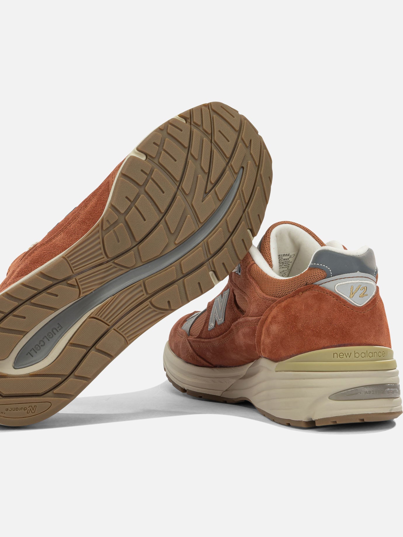 Low top sneakers 100% mesh - 100% rubber Orange - New Balance Men | PDP | VIETTI Online Store | Zoom-Modal_5