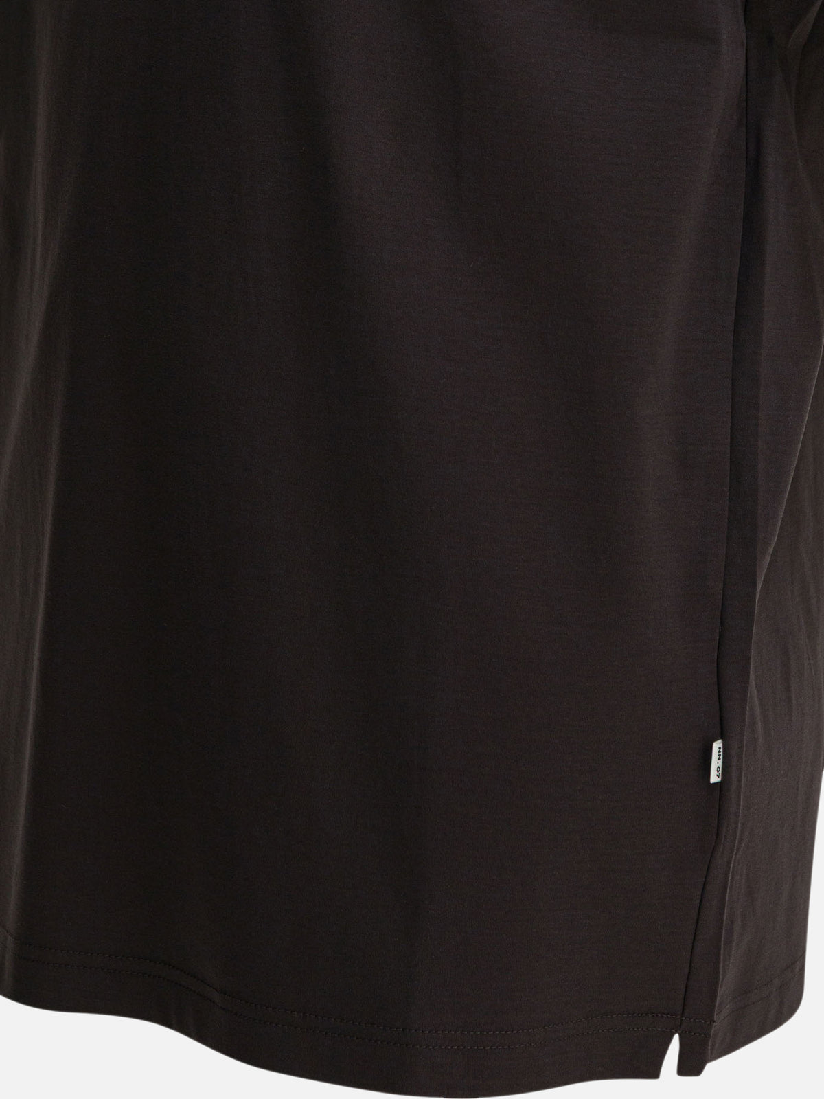 NN.07 "Paul" buttonless polo shirt Brown
