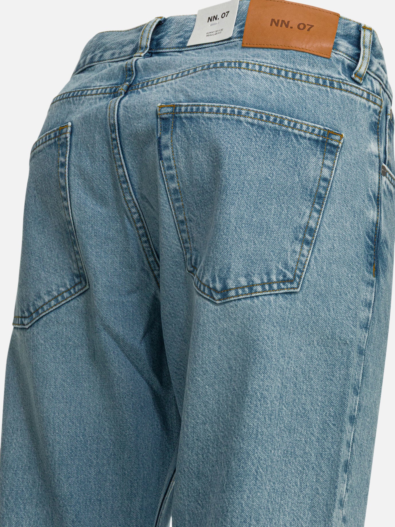 Straight-leg jeans Solid colour Light blue - NN.07 Men | PDP | VIETTI Online Store | Zoom-Modal_4
