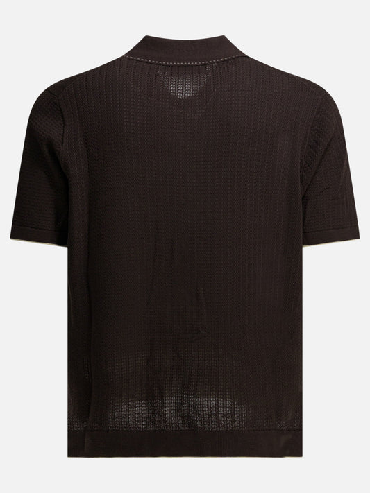 Polo sweater Solid colour Brown - NN.07 Men | PLP | VIETTI Online Store | 2