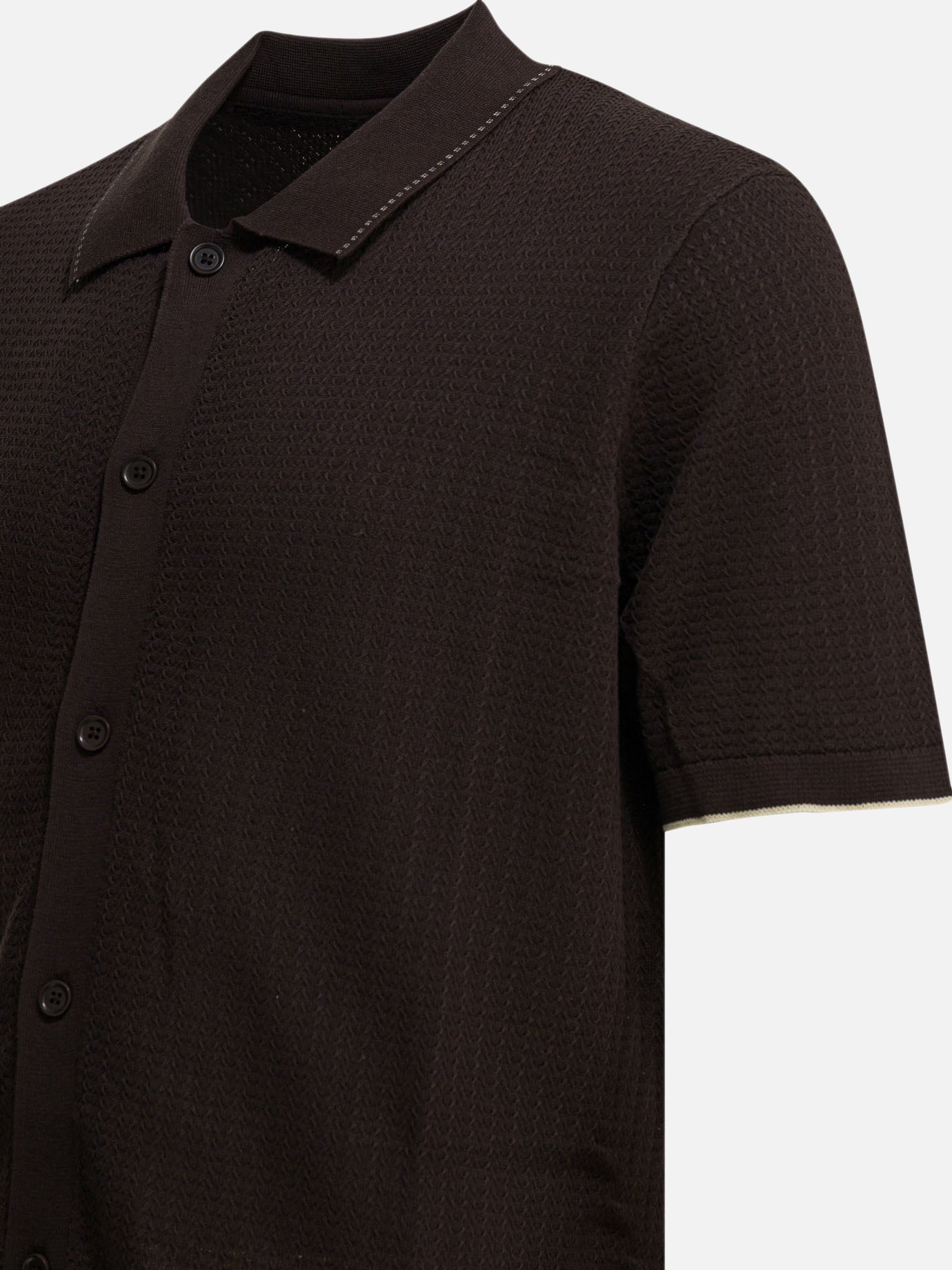 Maglioni polo Solid colour Marrone - NN.07 Uomo | PDP | VIETTI Online Store | Zoom-Modal_4