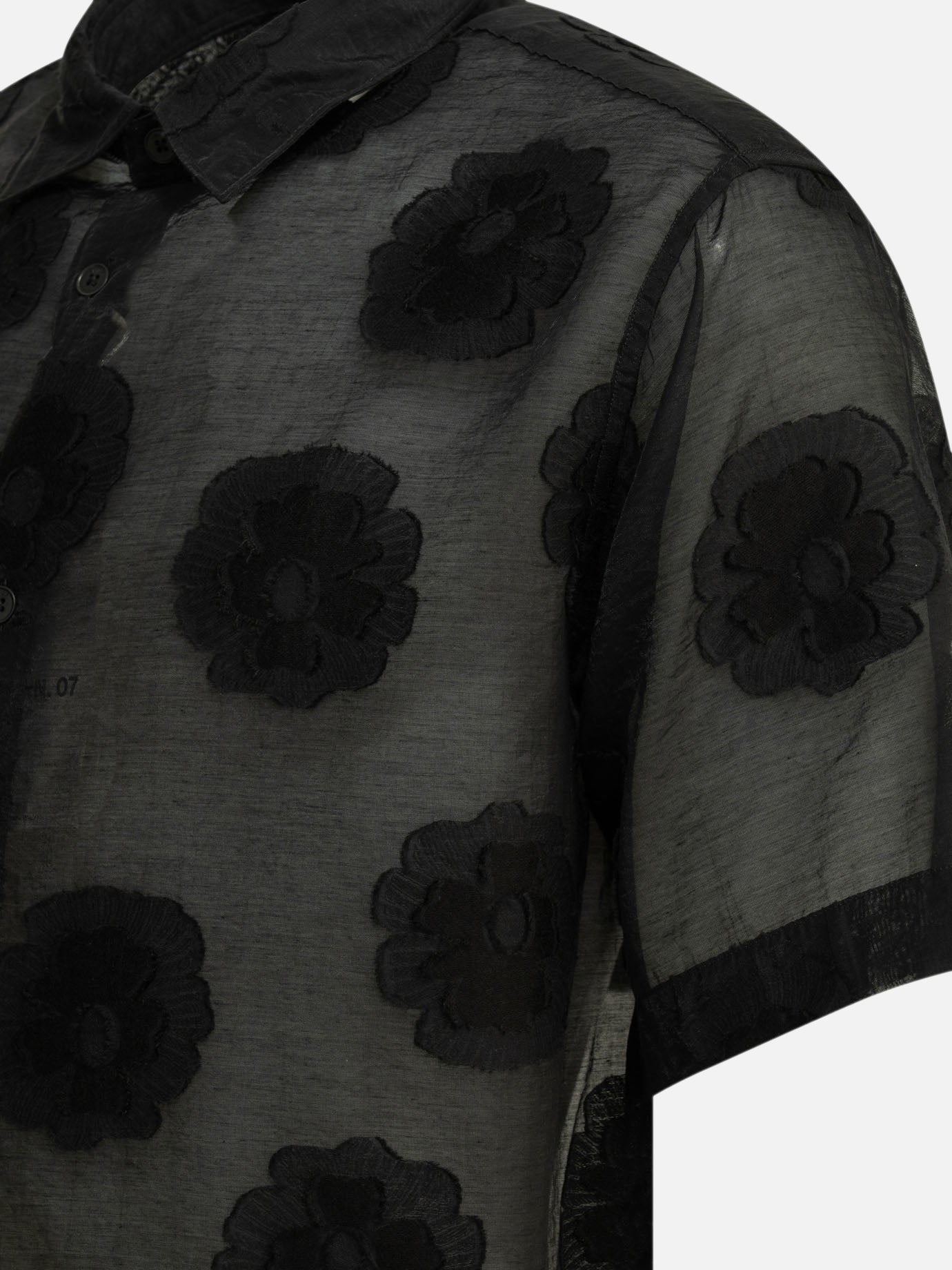 Casual shirts Embroidered Black - NN.07 Men | PDP | VIETTI Online Store | Zoom-Modal_4