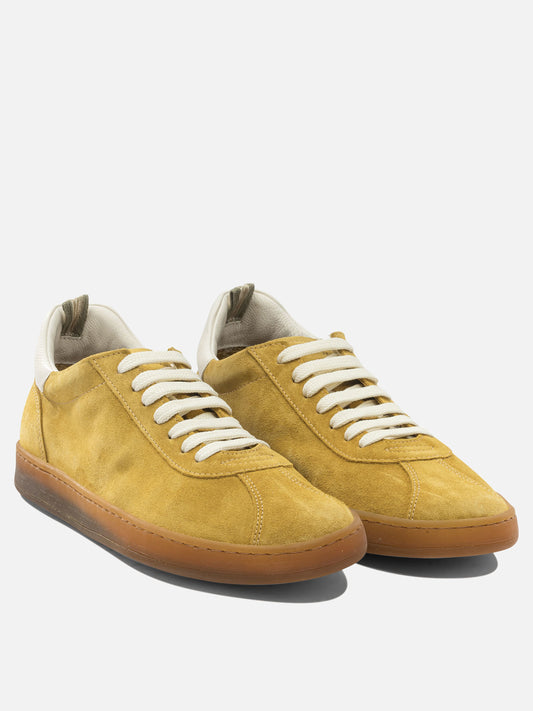 Low top sneakers 100% leather - 100% rubber Yellow - Officine Creative Men | PLP | VIETTI Online Store | 2