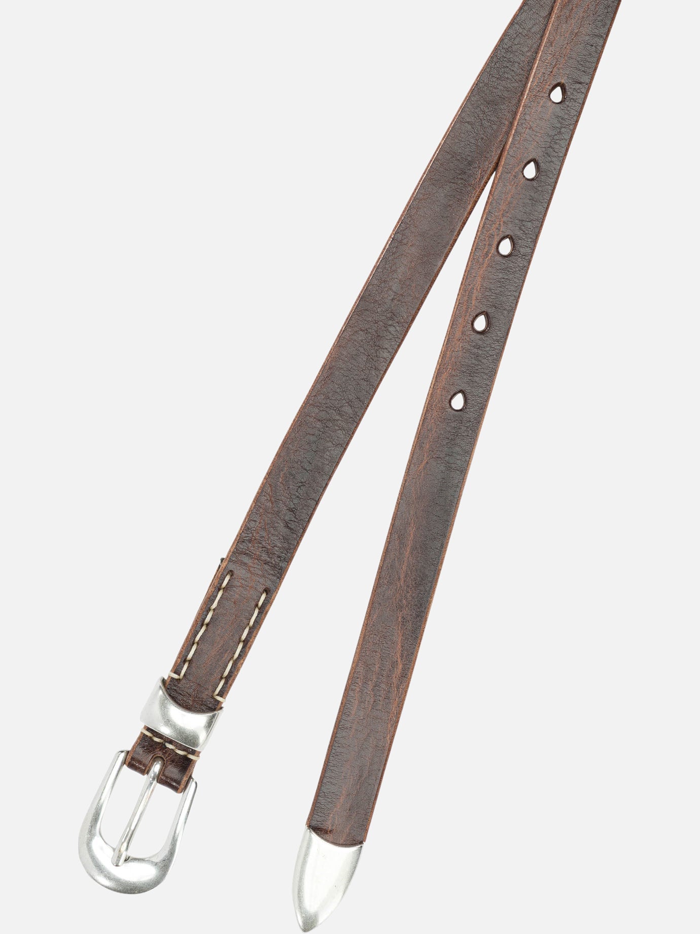 Leather belts 100% leather Brown - Our Legacy Men | PDP | VIETTI Online Store | Zoom-Modal_2