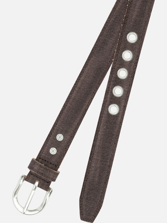 Leather belts 86% organic cotton 14% recycled nylon Brown - Our Legacy Men | PLP | VIETTI Online Store | 2