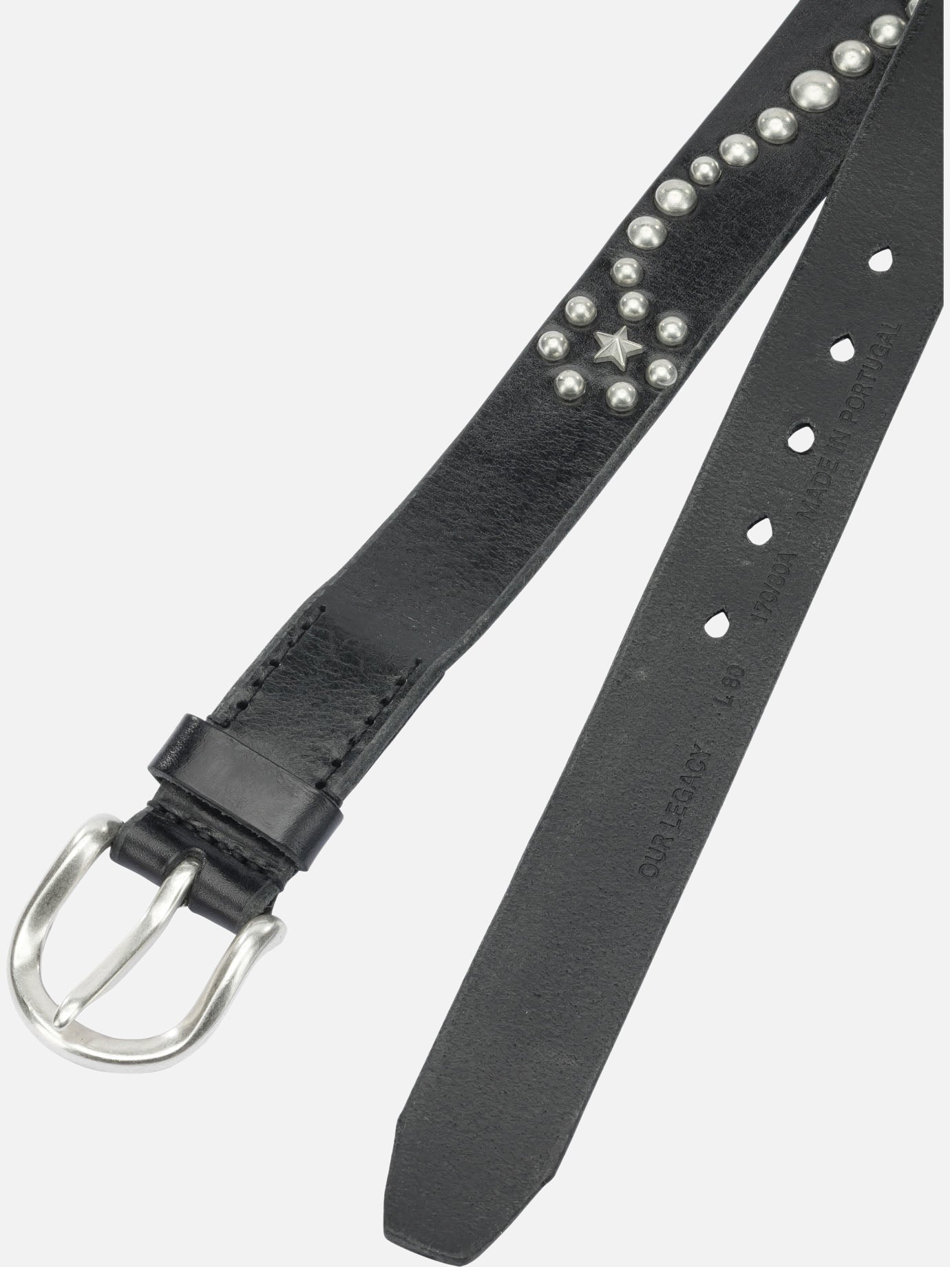 Leather belts 100% cow leather Black - Our Legacy Men | PDP | VIETTI Online Store | Zoom-Modal_2