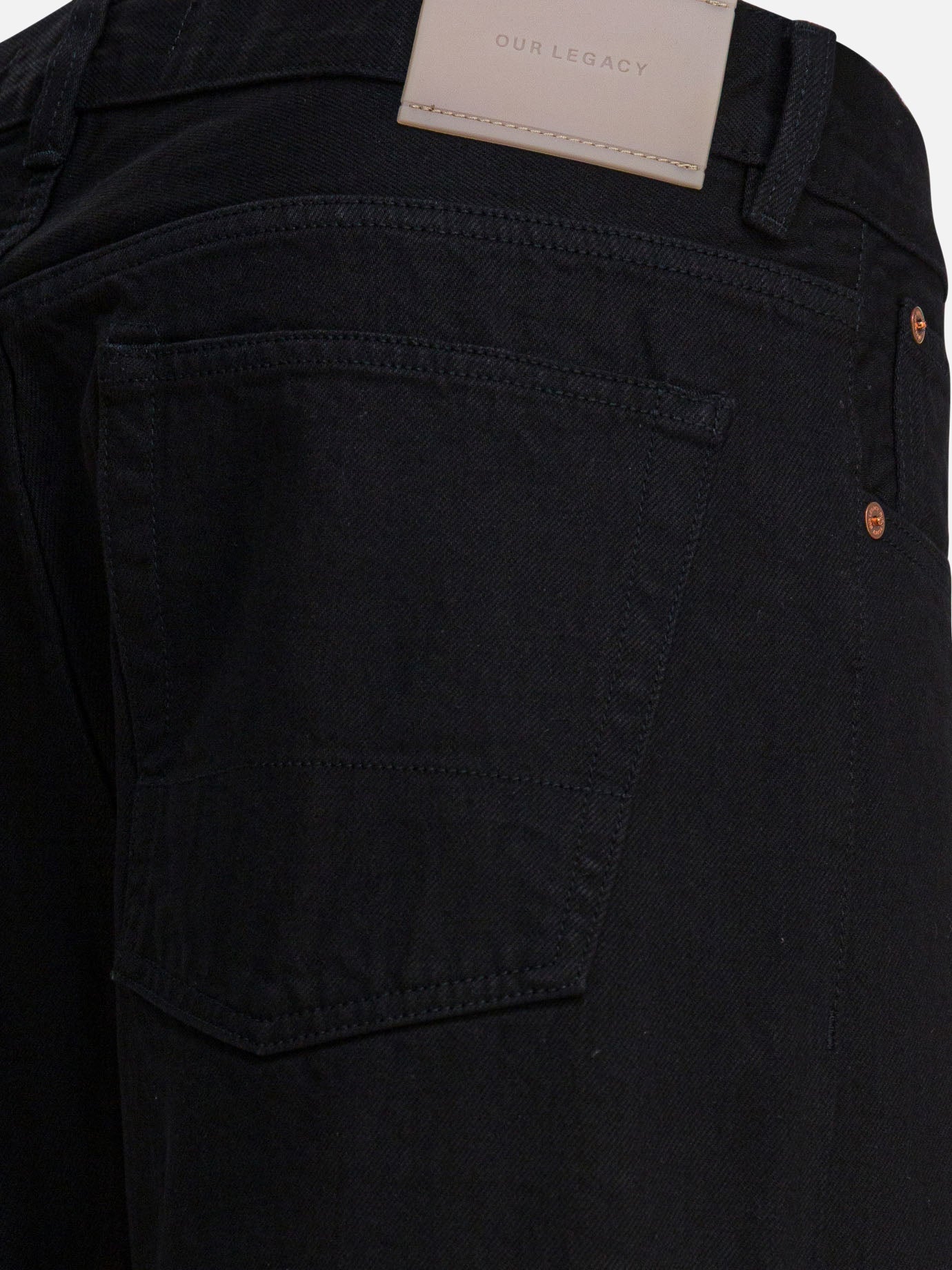 Wide-leg jeans Solid colour Black - Our Legacy Men | PDP | VIETTI Online Store | Zoom-Modal_4