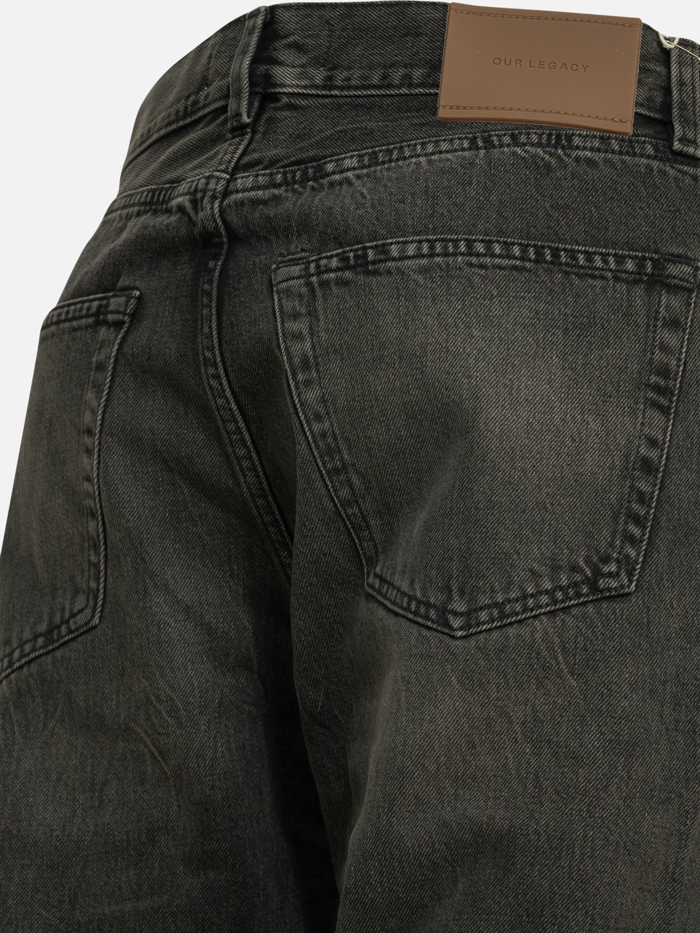 Straight-leg jeans Solid colour Black - Our Legacy Men | PDP | VIETTI Online Store | Zoom-Modal_4