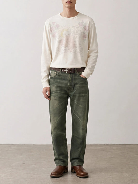 Jeans a gamba dritta Graphics Nero - Our Legacy Uomo | PLP | VIETTI Online Store | 2