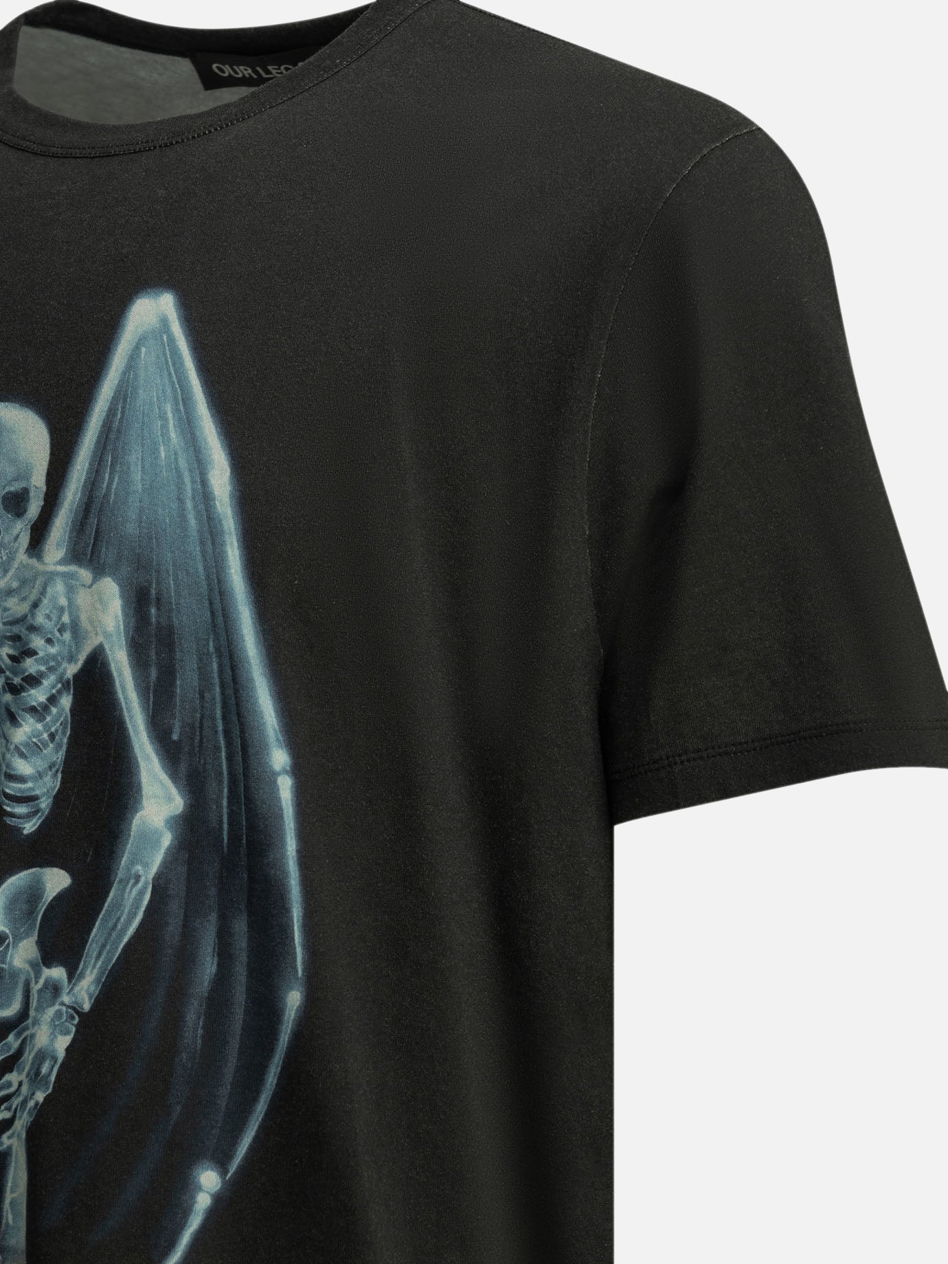 T-shirt girocollo Graphics Nero - Our Legacy Uomo | PDP | VIETTI Online Store | Zoom-Modal_4