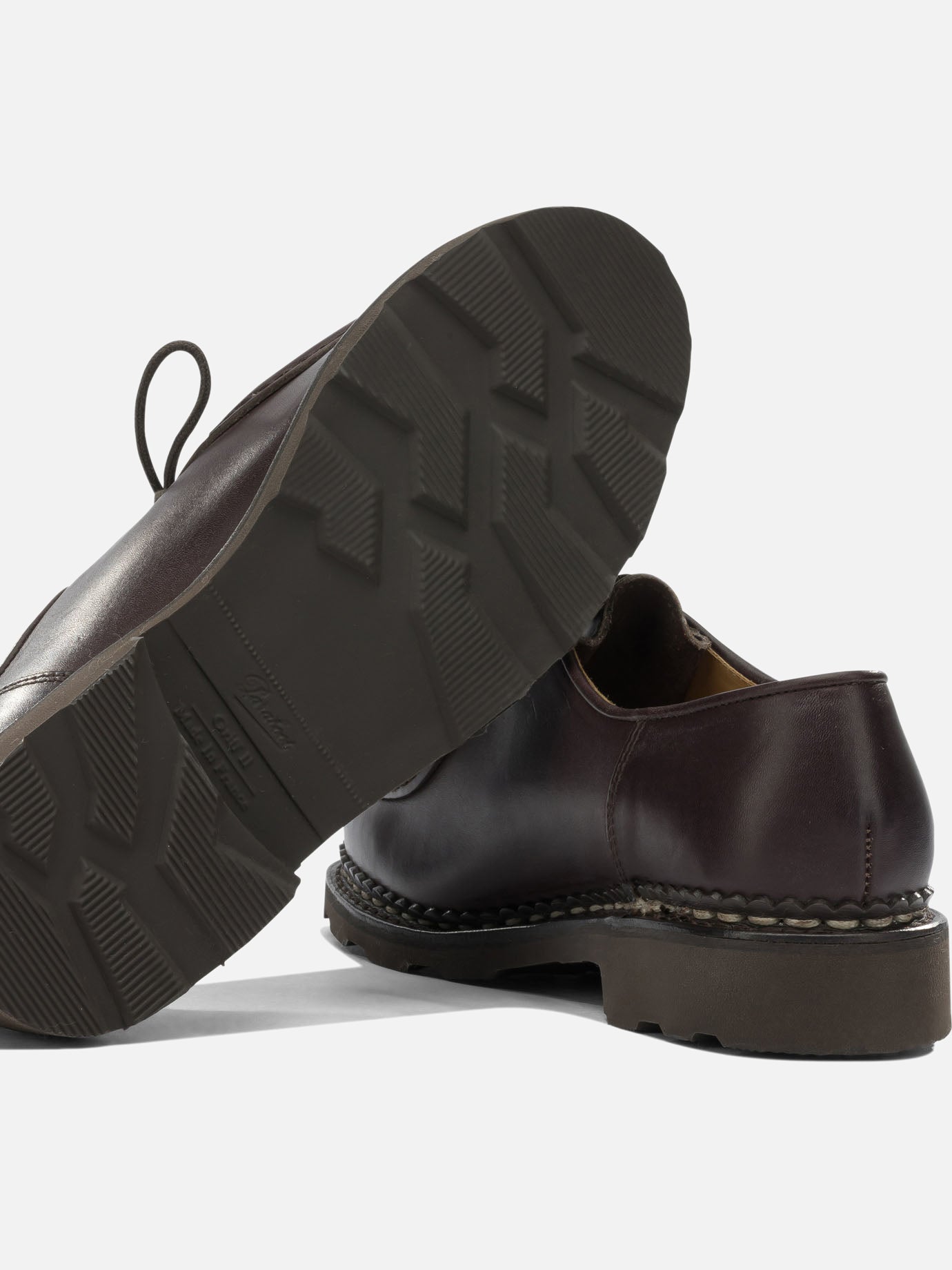 Laced loafers 100% leather - 100% rubber Brown - Paraboot Women | PDP | VIETTI Online Store | Zoom-Modal_5