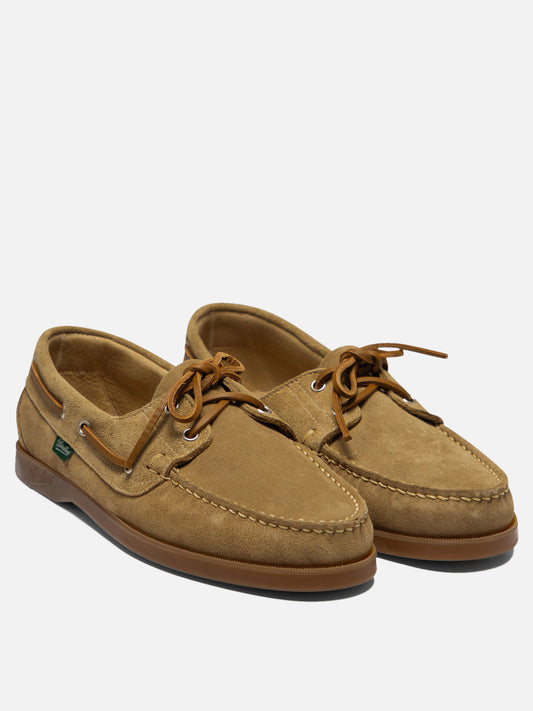 Laced loafers 100% calf leather - 100% rubber Beige - Paraboot Men | PLP | VIETTI Online Store | 2