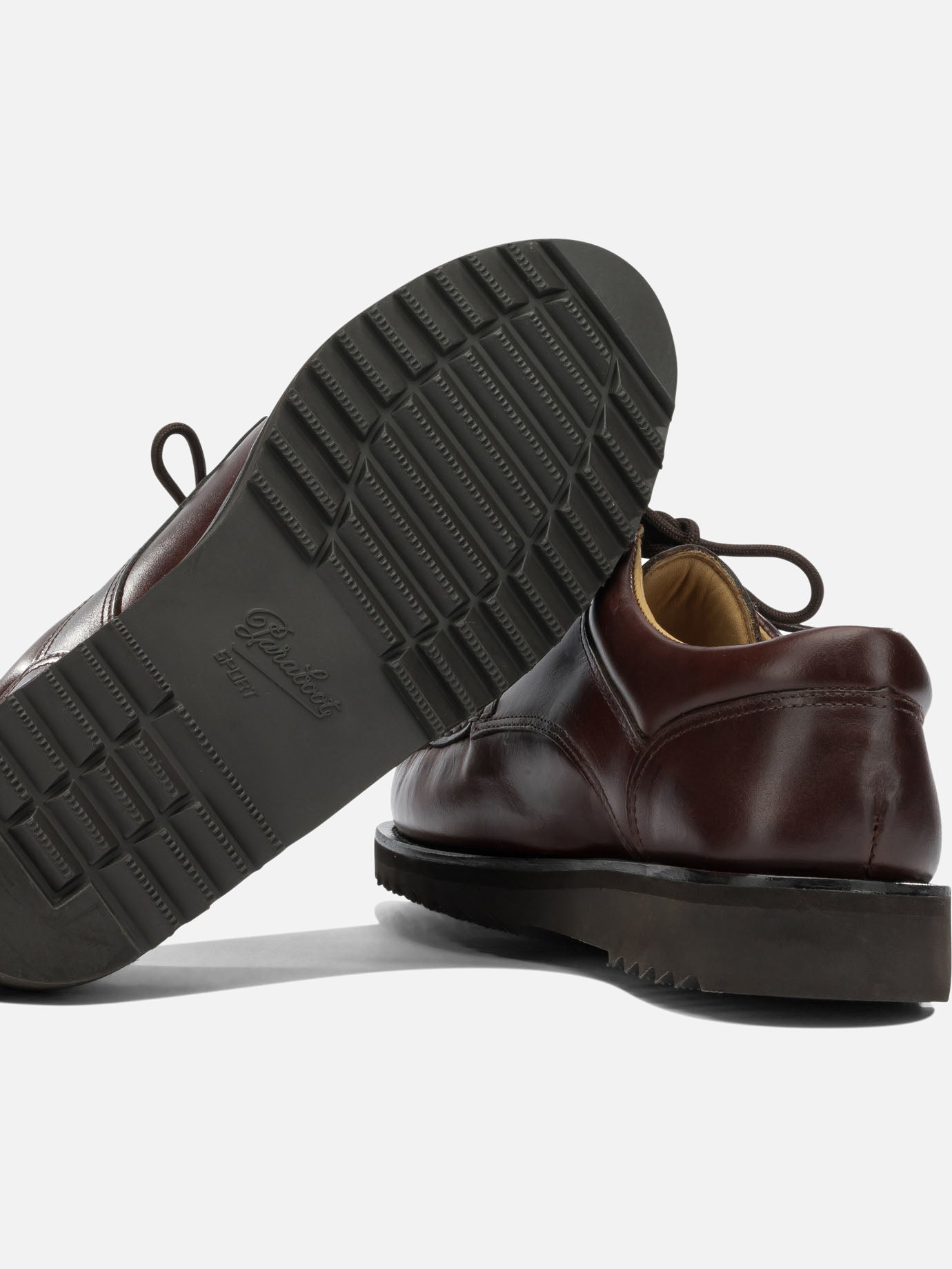 Laced loafers 100% calf leather - 100% rubber Brown - Paraboot Men | PDP | VIETTI Online Store | Zoom-Modal_5