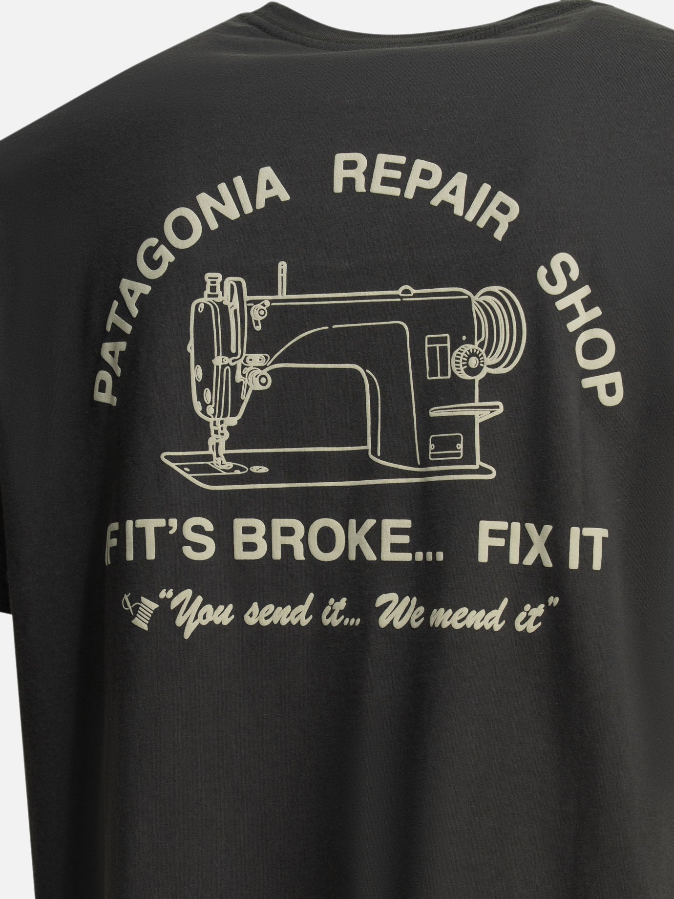 Patagonia "Repair Shop" crewneck T-shirt Black