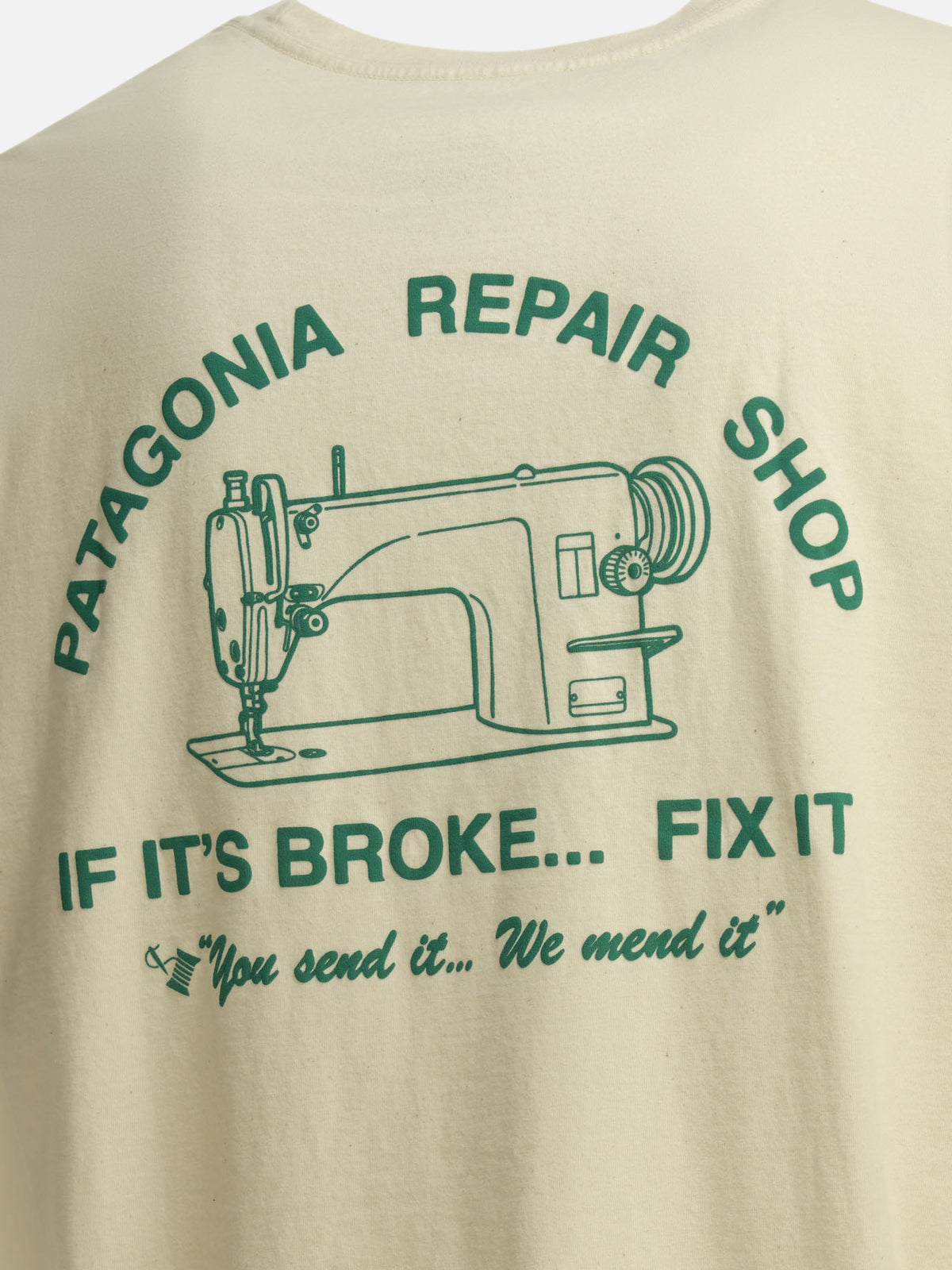 Patagonia "Repair Shop" crewneck T-shirt White