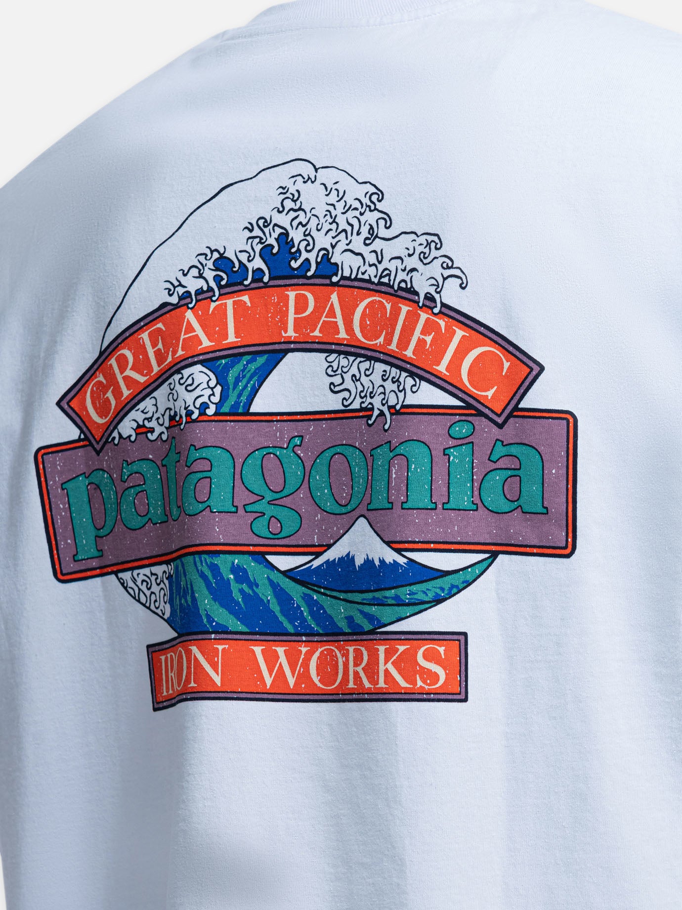 Crewneck t-shirts Logo Light blue - Patagonia Men | PDP | VIETTI Online Store | Zoom-Modal_4