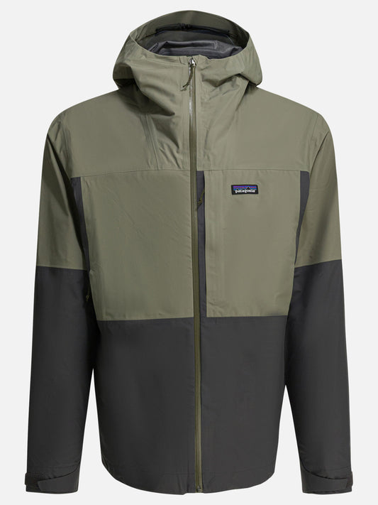 Patagonia "M'S Boulder Fork Rain" technical jacket Green