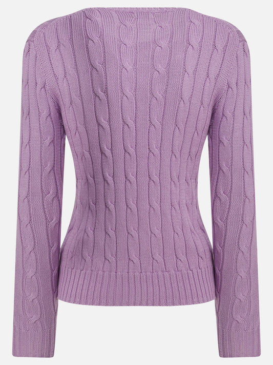 Crewneck sweaters Logo Purple - Polo Ralph Lauren Women | PLP | VIETTI Online Store | 2