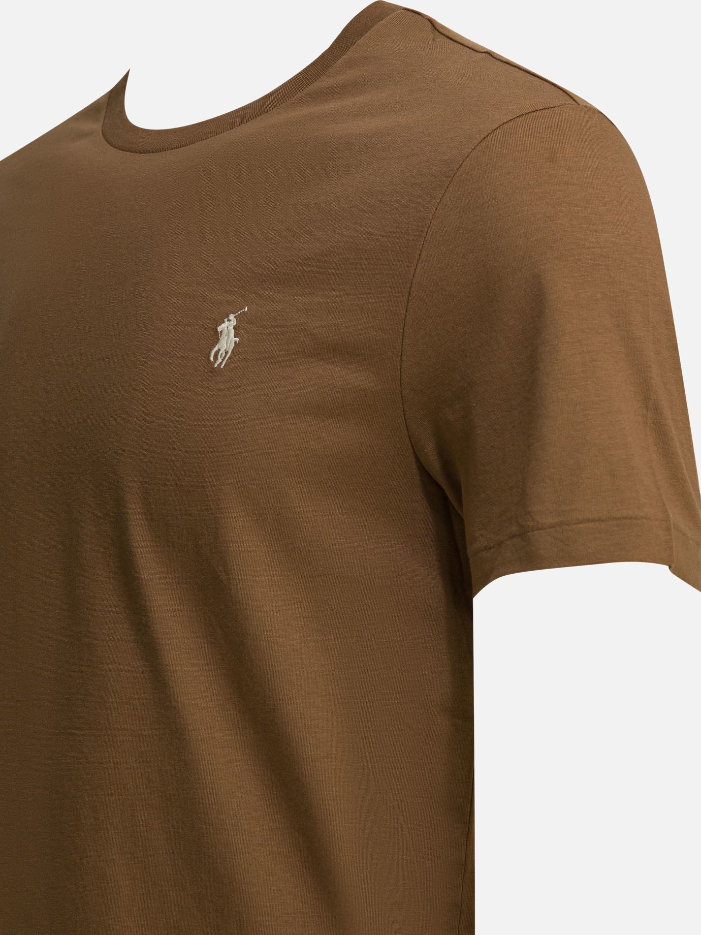 Crewneck t-shirts Logo Brown - Polo Ralph Lauren Men | PDP | VIETTI Online Store | Zoom-Modal_4