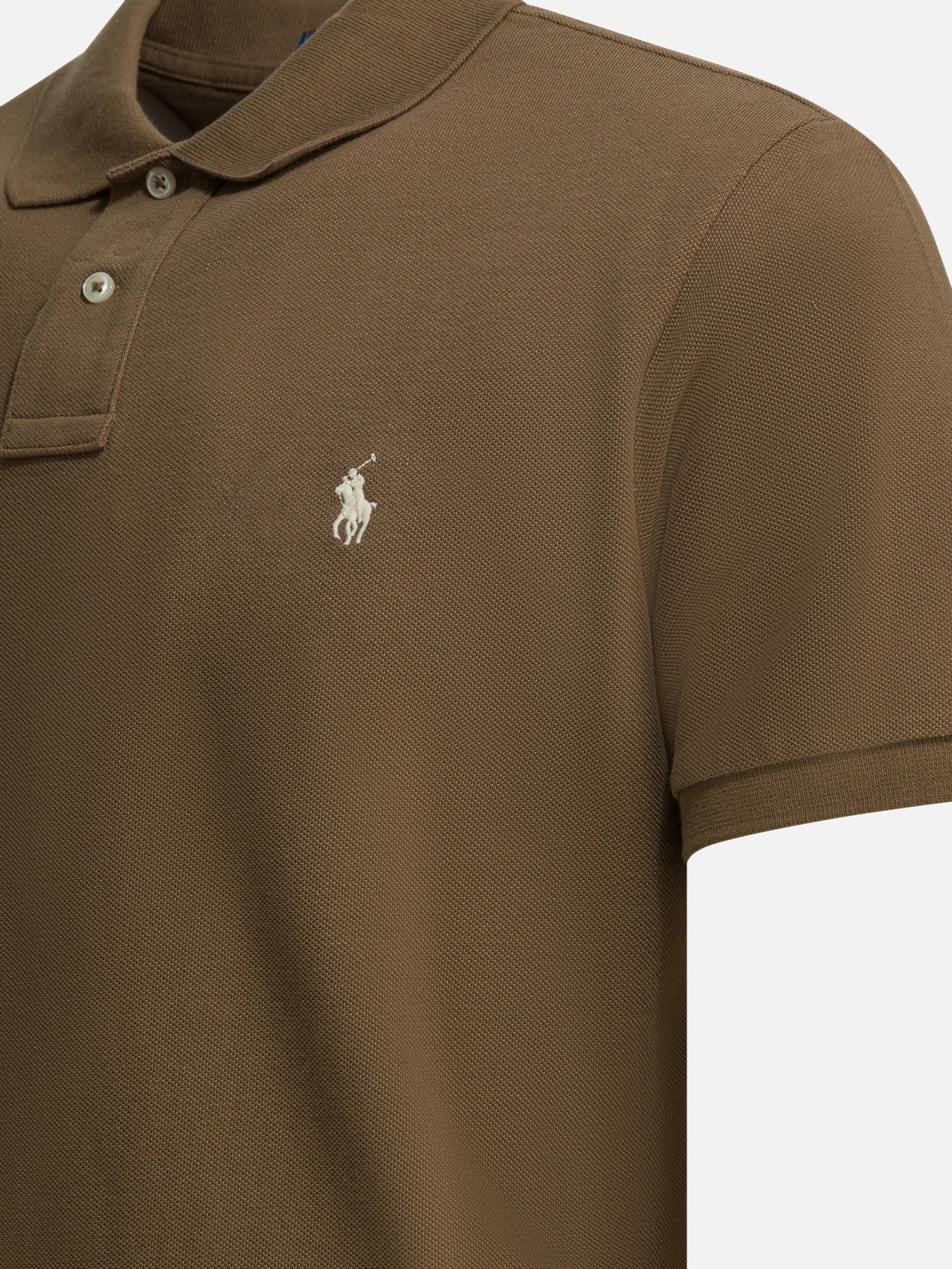 Polo shirts with buttons Logo Brown - Polo Ralph Lauren Men | PDP | VIETTI Online Store | Zoom-Modal_4